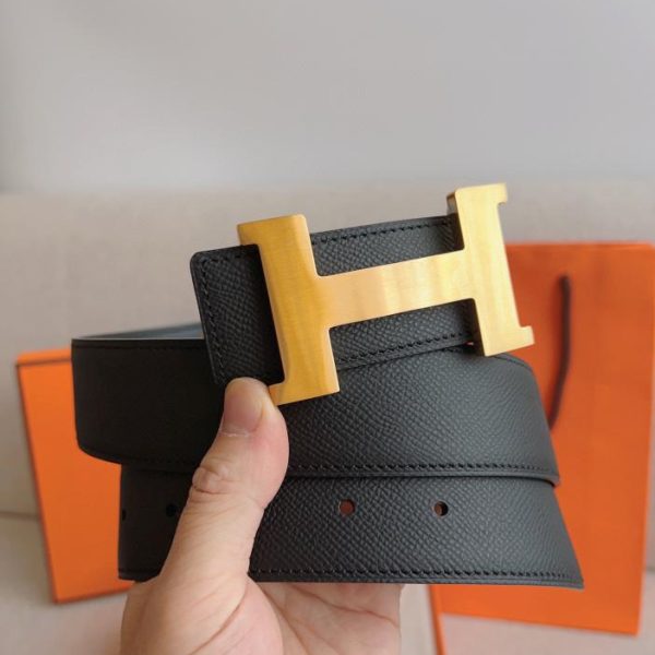 replik,replica,schmuck,1:1,beste,ohrringe,ring,Repliken Hermes double-sided leather belt 38mm