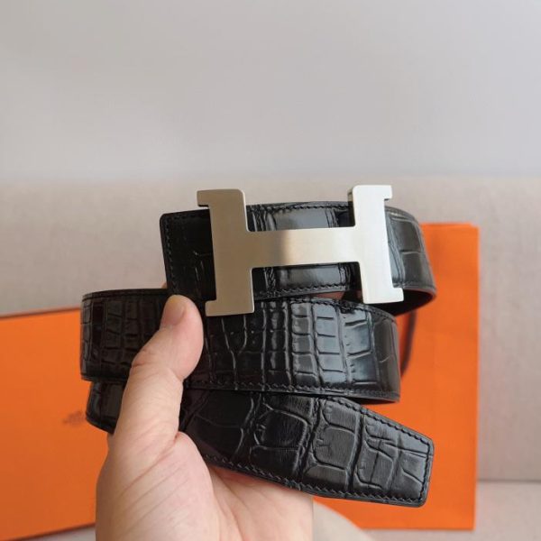 replik,replica,schmuck,1:1,beste,ohrringe,ring,Repliken Hermes double-sided leather belt 38mm