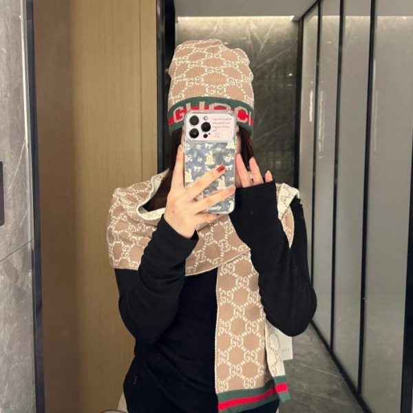 replik,replica,schmuck,1:1,beste,ohrringe,ring,Repliken Klassischer Anzughut von GUCCI! Mütze Schal