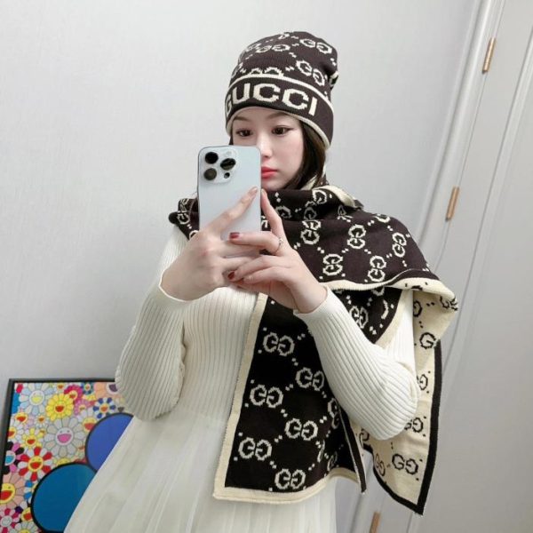 replik,replica,schmuck,1:1,beste,ohrringe,ring,Repliken Klassischer Anzughut von GUCCI! Mütze Schal