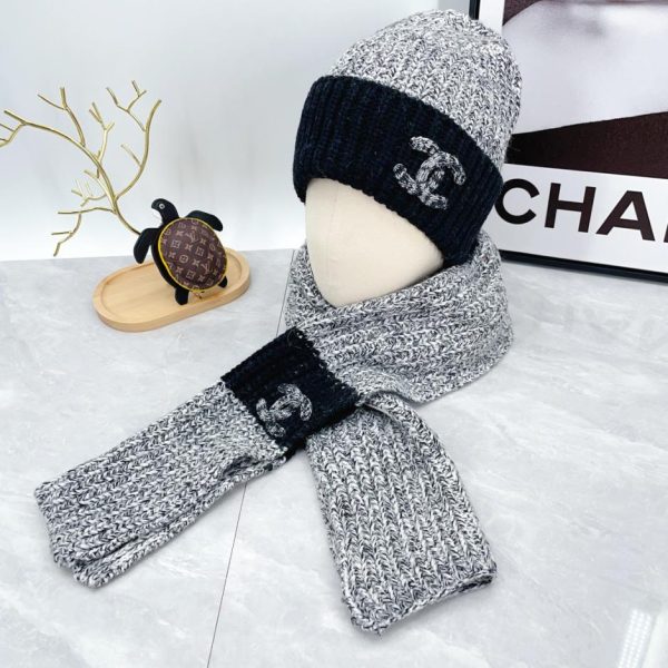 replik,replica,schmuck,1:1,beste,ohrringe,ring,Repliken Chanel neues Set aus Mütze und Schal