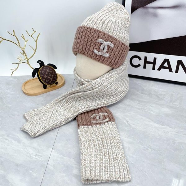 replik,replica,schmuck,1:1,beste,ohrringe,ring,Repliken Chanel neues Set aus Mütze und Schal
