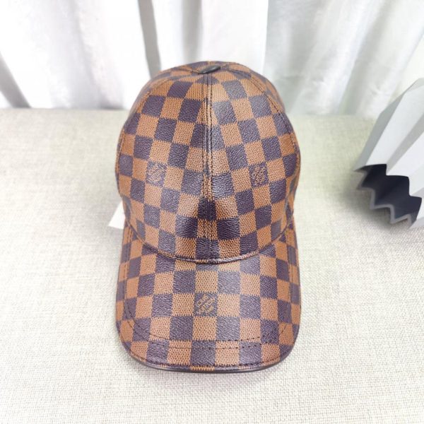 replik,replica,schmuck,1:1,beste,ohrringe,ring,Repliken Alter, karierter Lederhut von Louis Vuitton