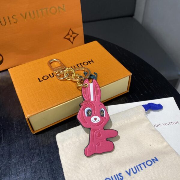 replik,replica,schmuck,1:1,beste,ohrringe,ring,Repliken LOUIS VUITTONLouis Vuitton komplett schwarzer Logo-Schlüsselanhänger, 6 Farben auf Lager (0BB8)