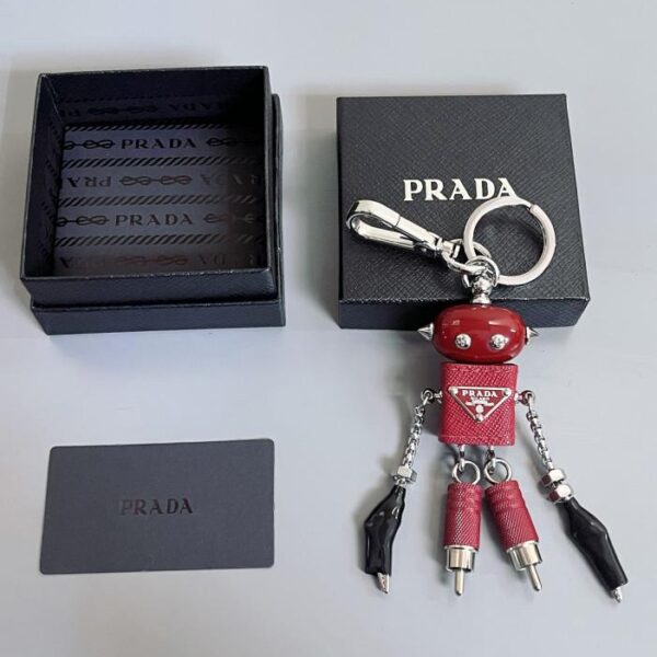 replik,replica,schmuck,1:1,beste,ohrringe,ring,Repliken Prada Roboter-Schlüsselanhänger, offizielle Website, Modell !919018(24D5)