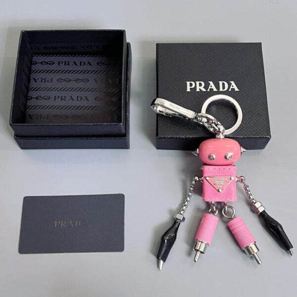 replik,replica,schmuck,1:1,beste,ohrringe,ring,Repliken Prada Roboter-Schlüsselanhänger, offizielle Website, Modell !919018(85B6)