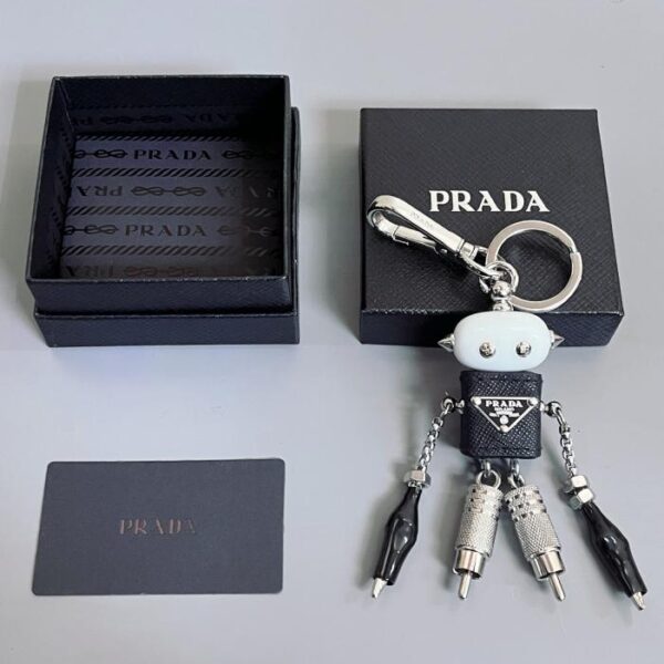 replik,replica,schmuck,1:1,beste,ohrringe,ring,Repliken Prada Roboter-Schlüsselanhänger, offizielle Website, Modell 919018 (CB97)