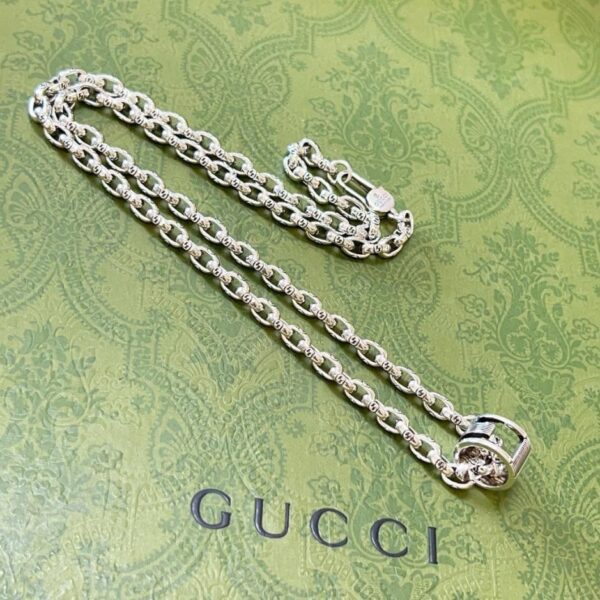 replik,replica,schmuck,1:1,beste,ohrringe,ring,Repliken Gucci neueste Halskette Anger Forest Serie Doppel G Gucci Halskette (3078)