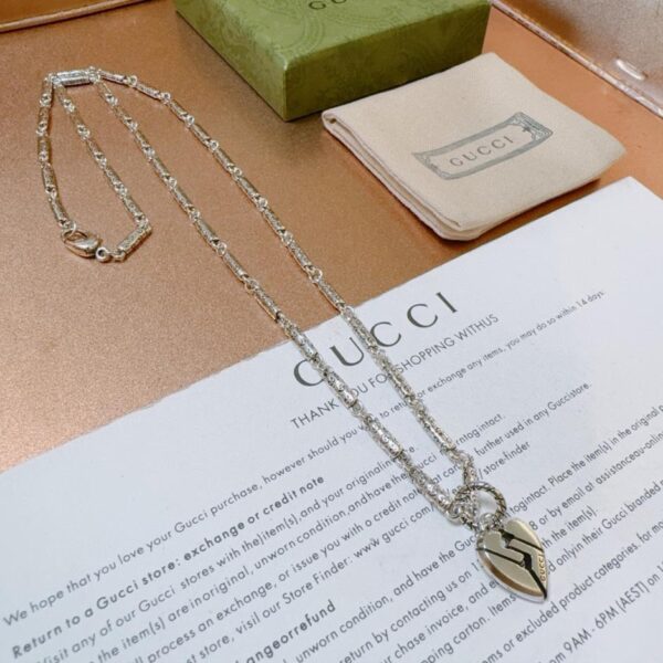replik,replica,schmuck,1:1,beste,ohrringe,ring,Repliken Gucci neueste Halskette Anger Forest Serie Doppel G klassisches Modell 7B4D)