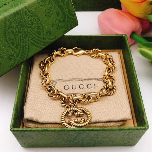 replik,replica,schmuck,1:1,beste,ohrringe,ring,Repliken Gucci Anzug mit ineinandergreifendem GG-Armband (6B88)