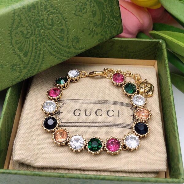 replik,replica,schmuck,1:1,beste,ohrringe,ring,Repliken Gucci neues Retro-Farbarmband (99D2)