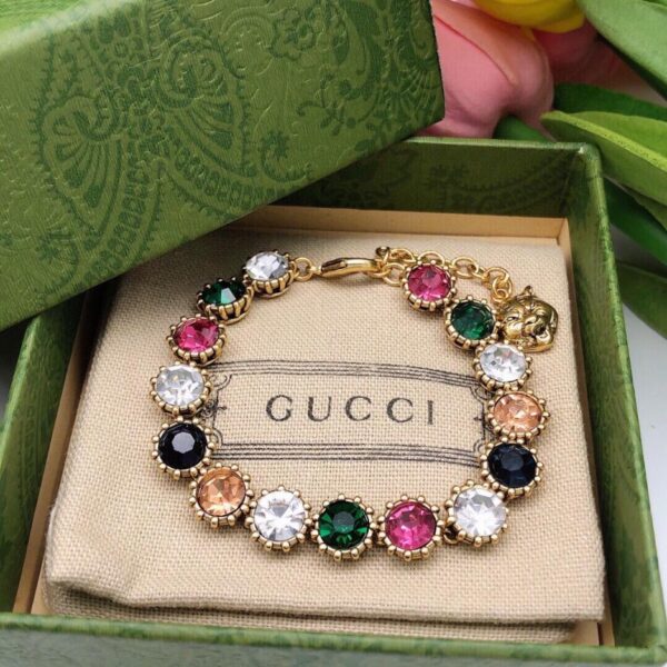 replik,replica,schmuck,1:1,beste,ohrringe,ring,Repliken Gucci neues Retro-Farbarmband (A408)