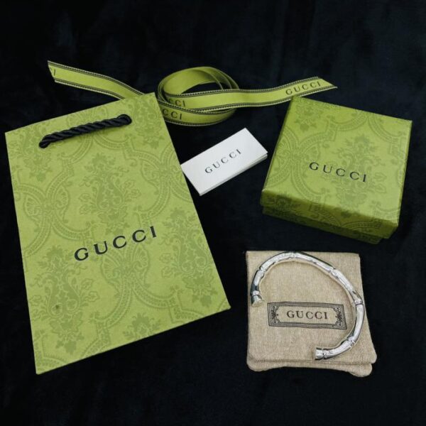 replik,replica,schmuck,1:1,beste,ohrringe,ring,Repliken Gucci Counter Replica Armband aus massivem Bambus (0811)