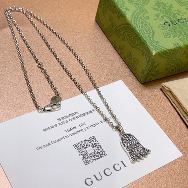 replik,replica,schmuck,1:1,beste,ohrringe,ring,Repliken Gucci neueste Halskette Anger Forest Serie Doppel G Halskette BB5F)
