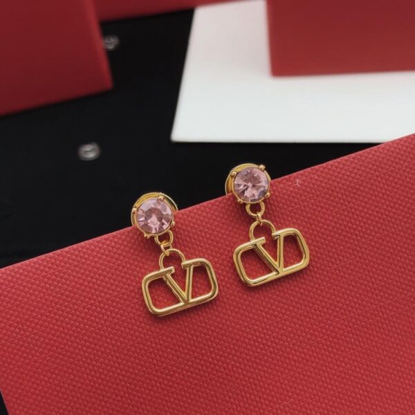replik,replica,schmuck,1:1,beste,ohrringe,ring,Repliken Valentino VLOGO langes rotes Metallseil (F69B)