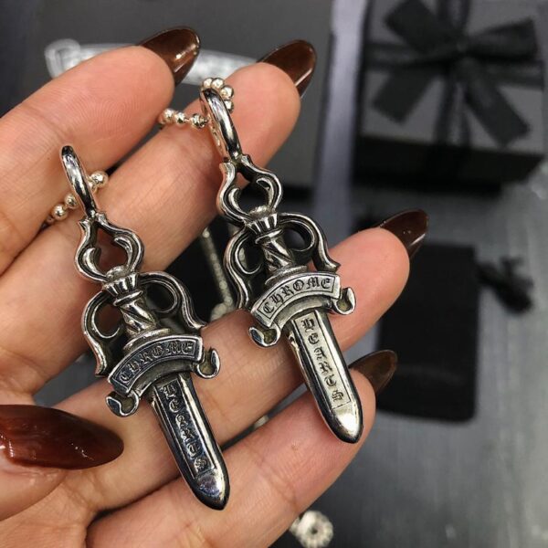 replik,replica,schmuck,1:1,beste,ohrringe,ring,Repliken Chrome Hearts ﻿ SBT Kreuzblumen-Ohrringe