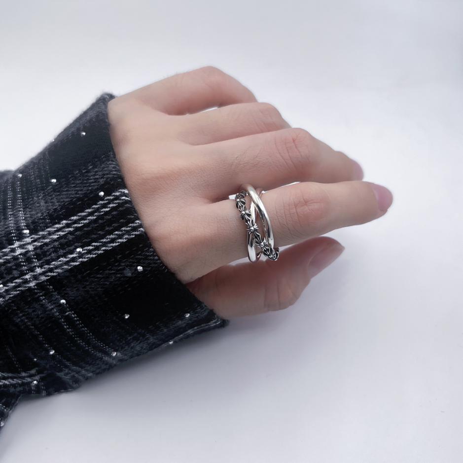 replik,replica,schmuck,1:1,beste,ohrringe,ring,Repliken Chrom-Herzen-Ring mit drei Kreisen replik,replica,schmuck,1:1,beste,ohrringe,ring,Repliken Chrom-Herzen-Ring mit drei Kreisen