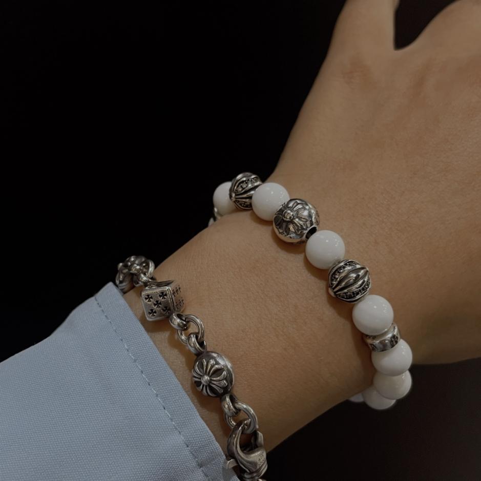 replik,replica,schmuck,1:1,beste,ohrringe,ring,Repliken Chrome Hearts Armband aus weißen Achatperlen replik,replica,schmuck,1:1,beste,ohrringe,ring,Repliken Chrome Hearts Armband aus weißen Achatperlen