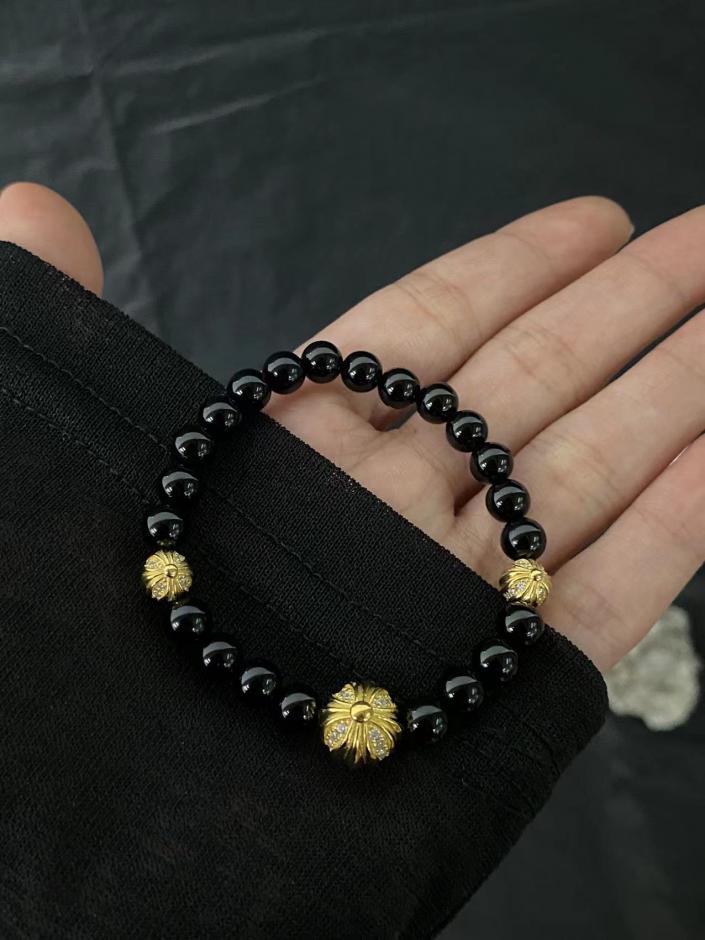 replik,replica,schmuck,1:1,beste,ohrringe,ring,Repliken Chrome Hearts Armband aus schwarzen Onyxperlen replik,replica,schmuck,1:1,beste,ohrringe,ring,Repliken Chrome Hearts Armband aus schwarzen Onyxperlen