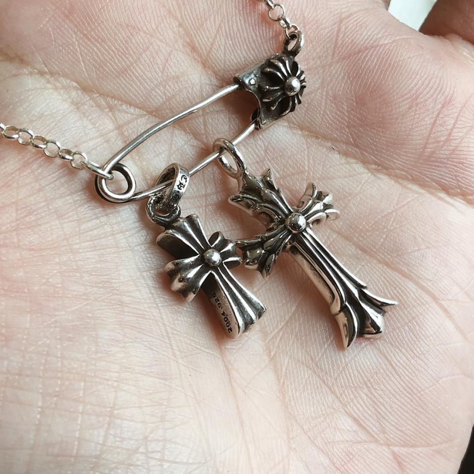 replik,replica,schmuck,1:1,beste,ohrringe,ring,Repliken Chrom-Herz-Pin-Doppelkreuz-Kettenset replik,replica,schmuck,1:1,beste,ohrringe,ring,Repliken Chrom-Herz-Pin-Doppelkreuz-Kettenset