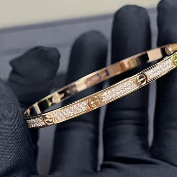 replik,replica,schmuck,1:1,beste,ohrringe,ring,Repliken Maßgeschneidertes Cartier Baby’s Breath-Armband in schmaler Version aus 18-karätigem Gold (7785)