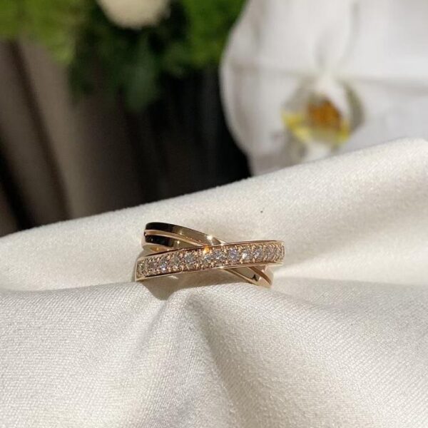replik,replica,schmuck,1:1,beste,ohrringe,ring,Repliken Maßgeschneiderter Cartier-Kreuzring aus 18 Karat Gold (53FC)