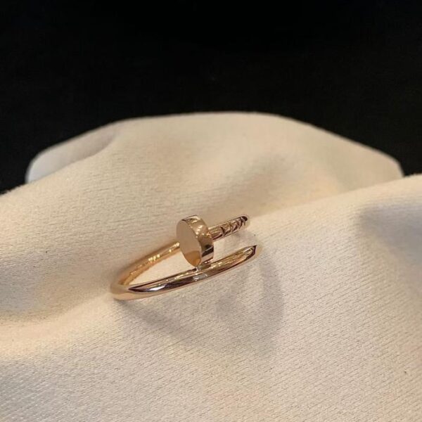 replik,replica,schmuck,1:1,beste,ohrringe,ring,Repliken Maßgeschneiderter diamantfreier Nagelring von Cartier (86E3)