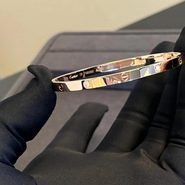 replik,replica,schmuck,1:1,beste,ohrringe,ring,Repliken Maßgeschneidertes schmales Cartier-Armband mit sechs Diamanten, individuelle Version (5C0B)
