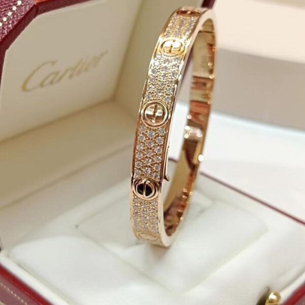 replik,replica,schmuck,1:1,beste,ohrringe,ring,Repliken Cartier-Armband aus 18-karätigem Gold mit Sternen und Diamanten (0F82)