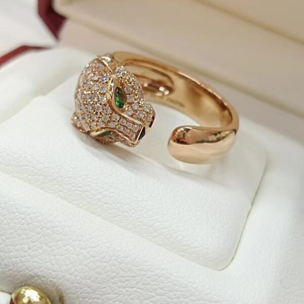 replik,replica,schmuck,1:1,beste,ohrringe,ring,Repliken Cartier Leopardennagel-Ring aus 18 Karat Gold (3AF3)