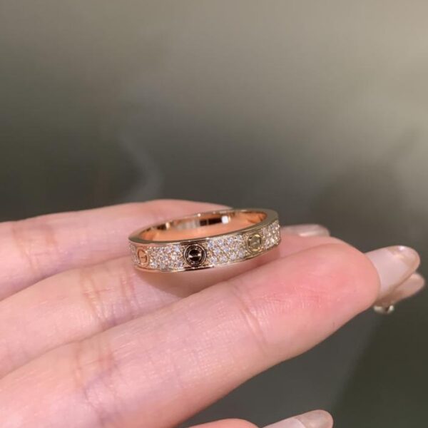 replik,replica,schmuck,1:1,beste,ohrringe,ring,Repliken Hochwertiger Baby-Atem-Ring von Cartier, 18 Karat Echtgold und Diamanten (BCE3)