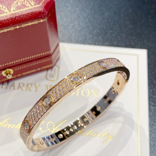replik,replica,schmuck,1:1,beste,ohrringe,ring,Repliken Cartier hochwertiges Gypsophila-Hauptarmband, 18 Karat Echtgold und Diamanten (A33F)