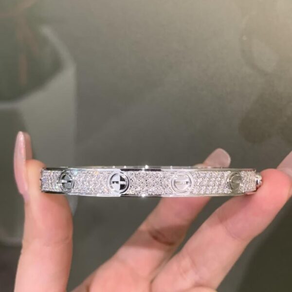 replik,replica,schmuck,1:1,beste,ohrringe,ring,Repliken Cartier hochwertiges Baby’s Breath-Armband aus 18 Karat Echtgold und Diamanten (6B98)