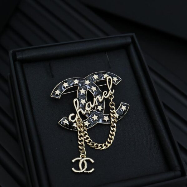 replik,replica,schmuck,1:1,beste,ohrringe,ring,Repliken Chanel Quastenketten-Sternbrosche (9AFC)