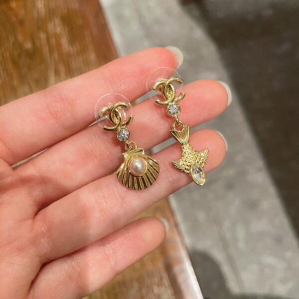 replik,replica,schmuck,1:1,beste,ohrringe,ring,Repliken Chanel Perlen-Doppel-C-Ohrringe (EFFA)