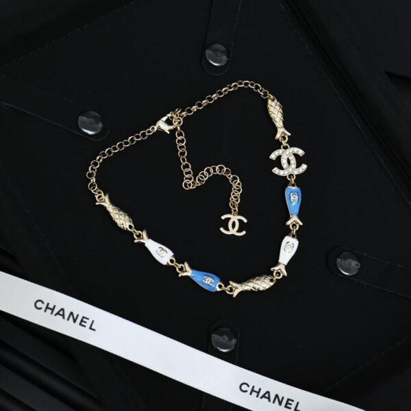 replik,replica,schmuck,1:1,beste,ohrringe,ring,Repliken Chanel Sardine Halskette Dream Ocean Series (1394)