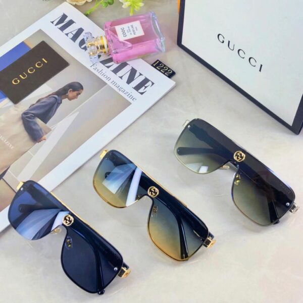 replik,replica,schmuck,1:1,beste,ohrringe,ring,Repliken GUCCI neue einteilige modische Sonnenbrille mit großem Rahmen