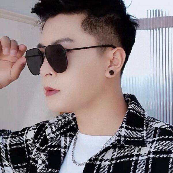 replik,replica,schmuck,1:1,beste,ohrringe,ring,Repliken GUCCI Herren-Sonnenbrille, farbenfroh, polarisiert, Pilotenbrille, HD-polarisierte Gläser, randlose Fassung