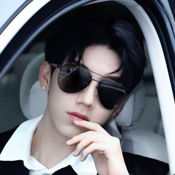 replik,replica,schmuck,1:1,beste,ohrringe,ring,Repliken GUCCI neue Herren- und Damen-Paar-Sonnenbrille, polygonale Sonnenbrille