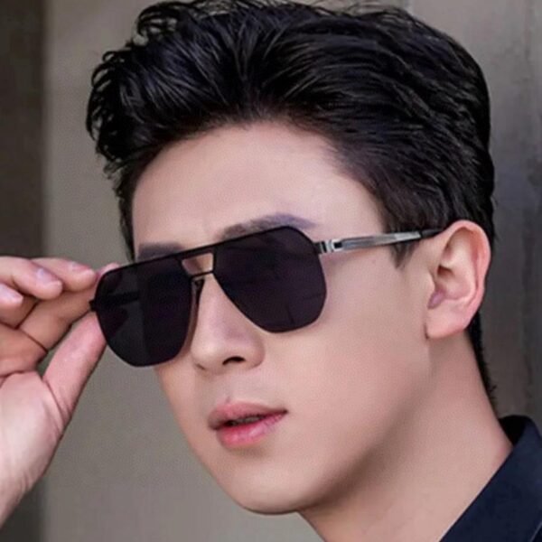 replik,replica,schmuck,1:1,beste,ohrringe,ring,Repliken GUCCI neue Herren- und Damen-Paar-Sonnenbrille, polygonale Sonnenbrille