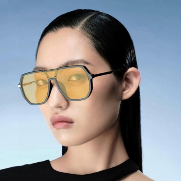 replik,replica,schmuck,1:1,beste,ohrringe,ring,Repliken GUCCI neue Herren- und Damen-Paar-Sonnenbrille, polygonale Sonnenbrille