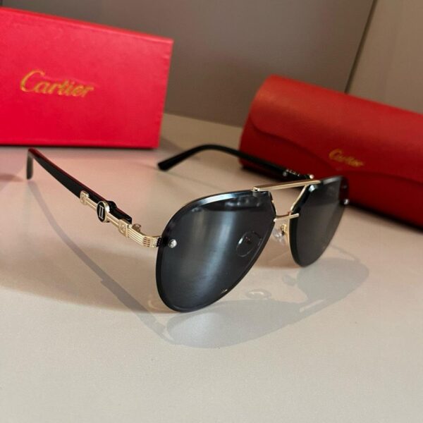 replik,replica,schmuck,1:1,beste,ohrringe,ring,Repliken Cartier Edel-Sonnenbrille, Metallmaterial, Lichtbeschichtungsverfahren
