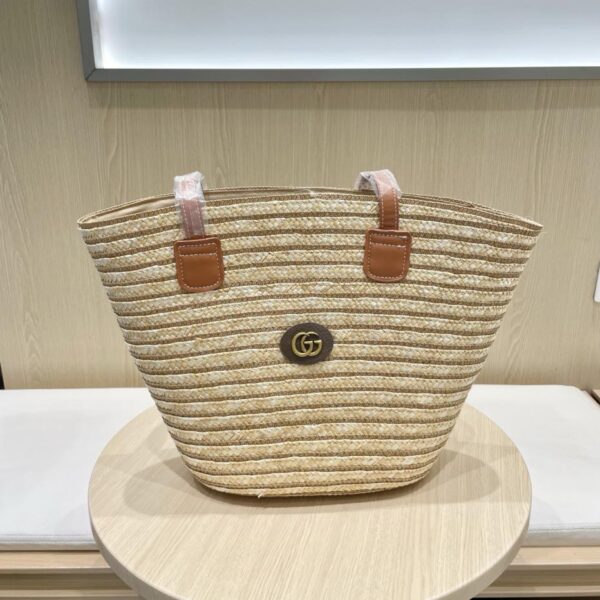 replik,replica,schmuck,1:1,beste,ohrringe,ring,Repliken Vielseitige modische Strohtasche von Gucci