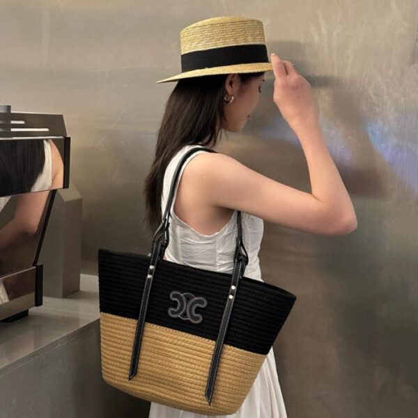 replik,replica,schmuck,1:1,beste,ohrringe,ring,Repliken Celine neue gewebte Tasche, lässige Schulterhandtasche