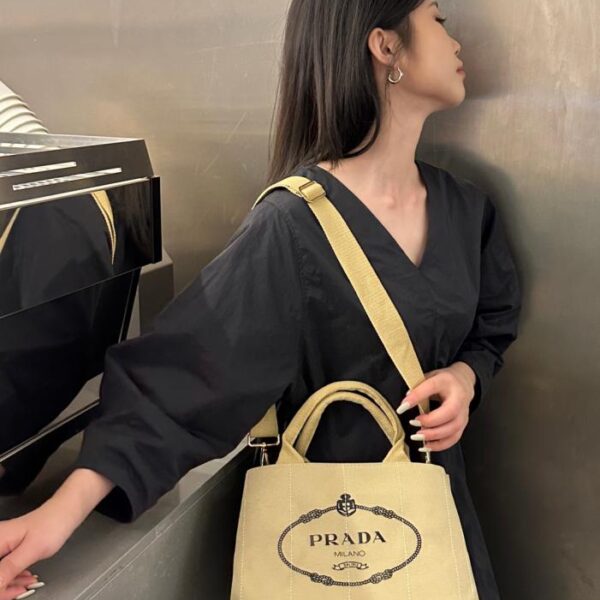 replik,replica,schmuck,1:1,beste,ohrringe,ring,Repliken Prada neue Canvas-Einkaufstasche