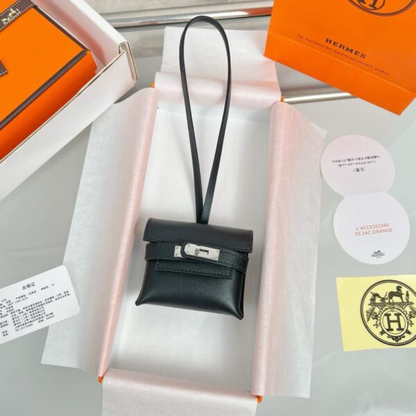 replik,replica,schmuck,1:1,beste,ohrringe,ring,Repliken HERMES Kelly Kopfhörer-Taschenanhänger, exquisites Originalprodukt, rein handgefertigt mit Nähten