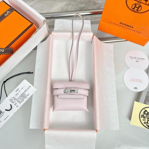 replik,replica,schmuck,1:1,beste,ohrringe,ring,Repliken HERMES Kelly Kopfhörer-Taschenanhänger, exquisites Originalprodukt, rein handgefertigt mit Nähten