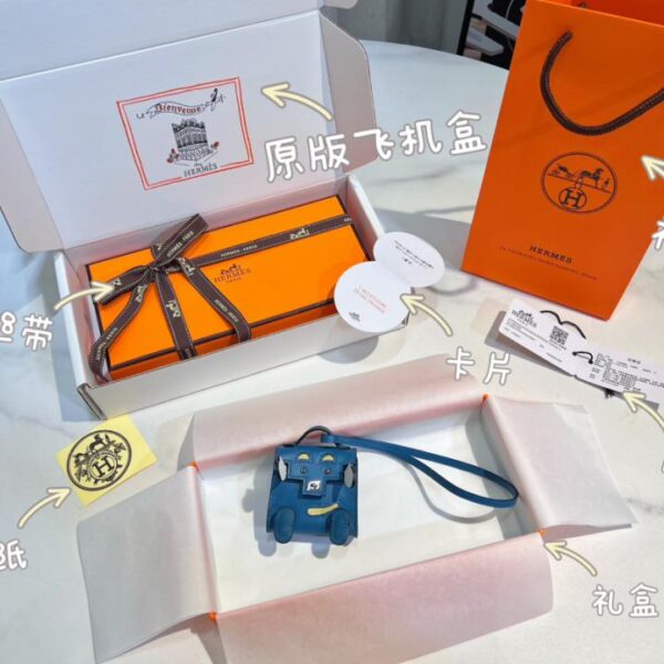 replik,replica,schmuck,1:1,beste,ohrringe,ring,Repliken Hermès Mini Kelly Robot Schlüsselanhänger Taschenanhänger