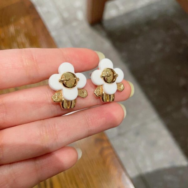 replik,replica,schmuck,1:1,beste,ohrringe,ring,Repliken L Louis Vuitton Neue Ohrstecker Klassische alte Blumenohrringe (TF4W5)