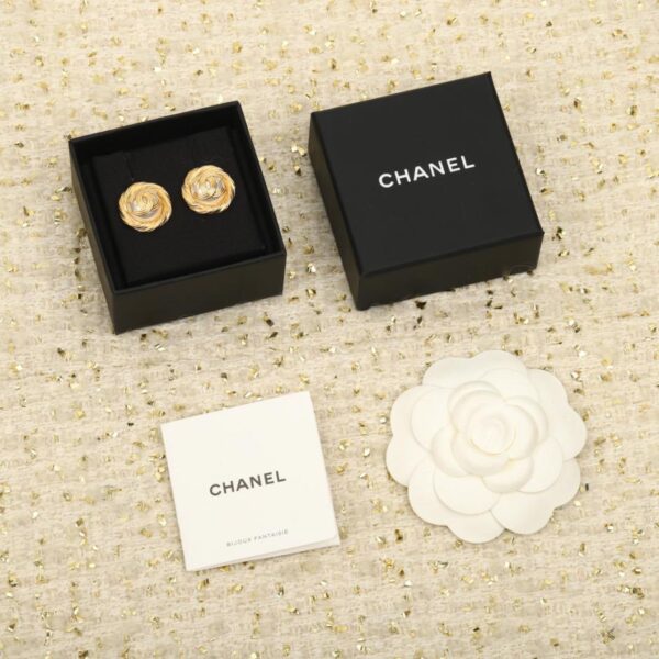 replik,replica,schmuck,1:1,beste,ohrringe,ring,Repliken Chanel Doppel-C-Ohrringe mit blauen Diamanten (5D869)